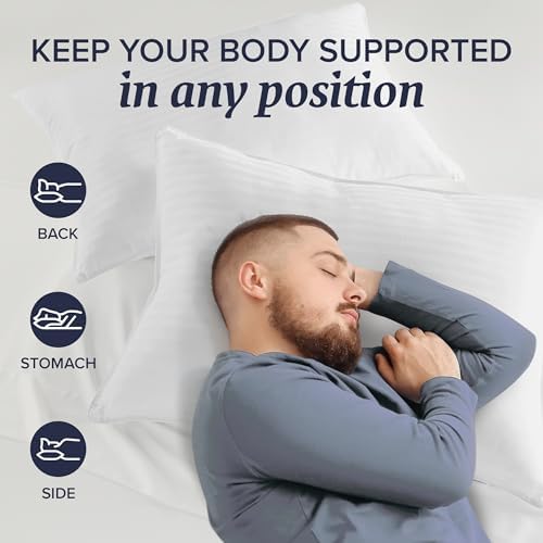 Beckham Hotel Collection Cooling Gel Memory Pillow Set - Queen Size