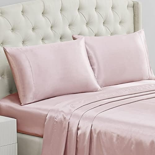 Perfect Lush Pink Satin Pillowcase for Frizz-Free Hair Skin