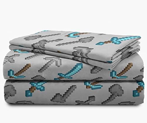 Jay Franco Minecraft Character Blanket Set - Cozy for Kids