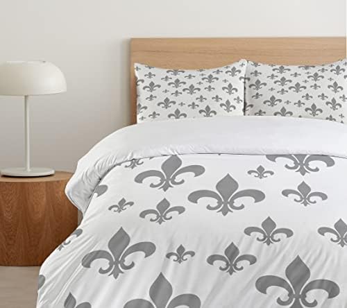 Ambesonne Fleur De Lis Duvet Cover Set