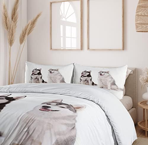 Durable Duvet Cover Set for Alaskan Malamutes