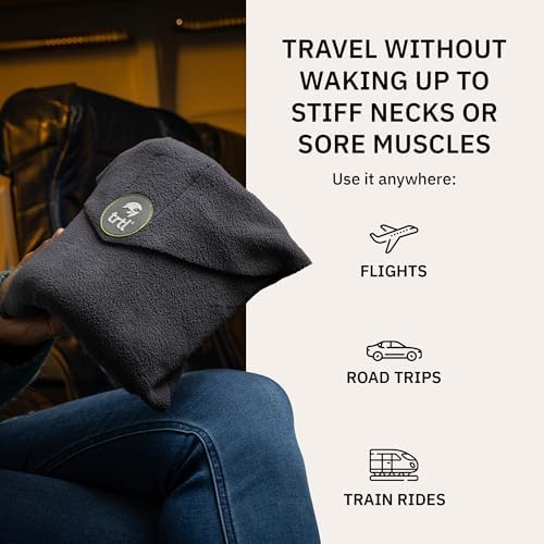 Travel Pillow with Neck Support for Airplanes - following your own pace