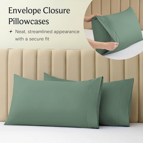 Perfect 6-Piece King Sheet Set Mid-Range Luxury Breathable Soft Deep Pockets
