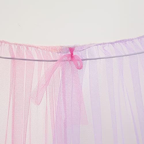 Rainbow Bed Canopy for Girls by Nattey