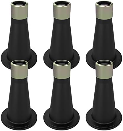 6-Piece Bed Frame Feet Risers for Stability Security