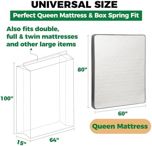 Queen Mattress Bag - Waterproof Storage for Moving