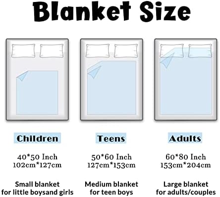 Sinlley Soft Soccer Ball Throw Blanket - 60x50 inch Perfect for Relaxation Coziness