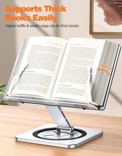 Elevate Your Reading Experience with Our 360 Swivel Book Stand