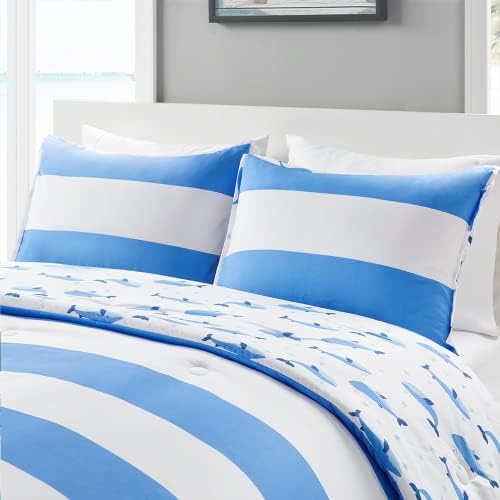 Exclusive - Fun Adorable Dolphin Reversible Bedding for Kids