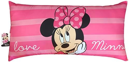 Jay Franco Disney Minnie Mouse Super Soft Body Pillow Cover - 20x54