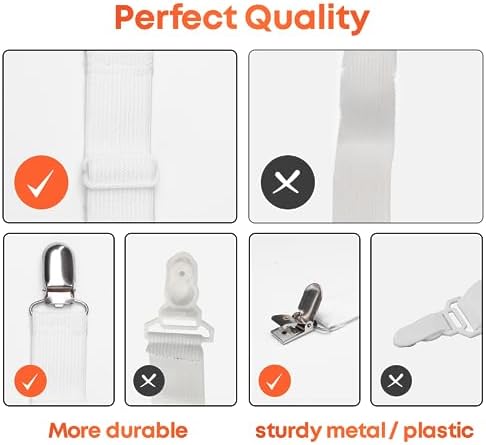 5 Stars United Bed Sheet Straps Set