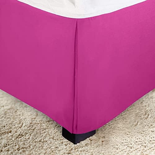 Elegant Comfort California King Bed Skirt - Fuchsia Pink