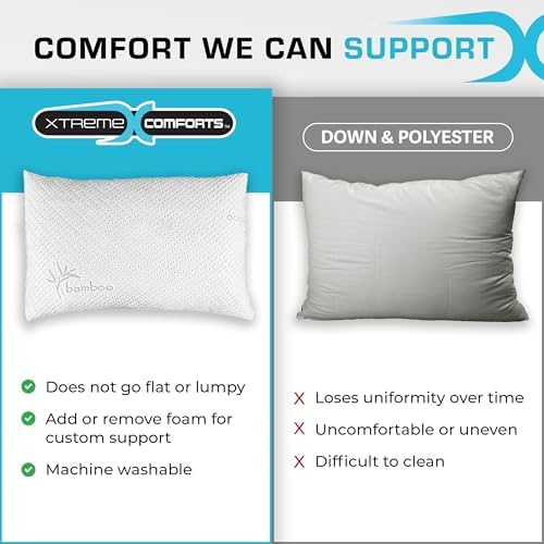 Adjustable Memory Foam Pillow for Side Back Stomach Sleepers