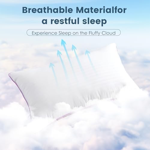 VAINOC Breathable Queen-Size Bedpillows