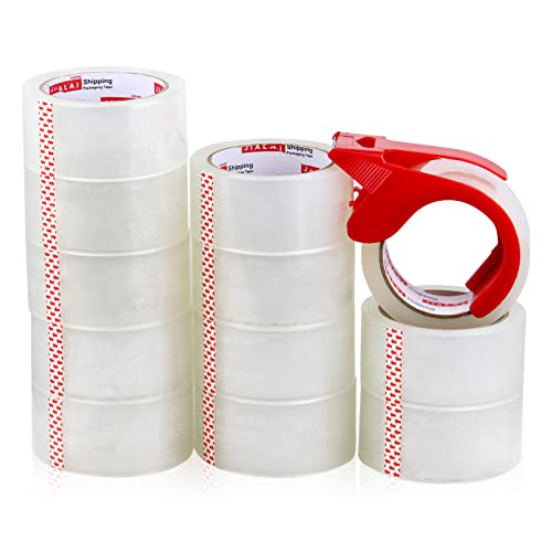 Ultimate Clear Packing Tape 12 Rolls Heavy-Duty Durable Safe