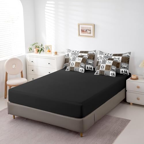 Rustic Camping Bedding Set Queen Bed in a Bag