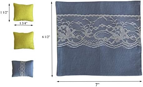 Dxl Set - Comforter Pillows for Miniature Dollhouse