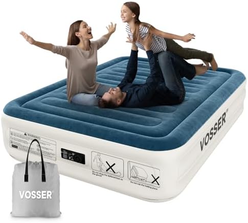 Queen Air Mattress with Built-in Pump