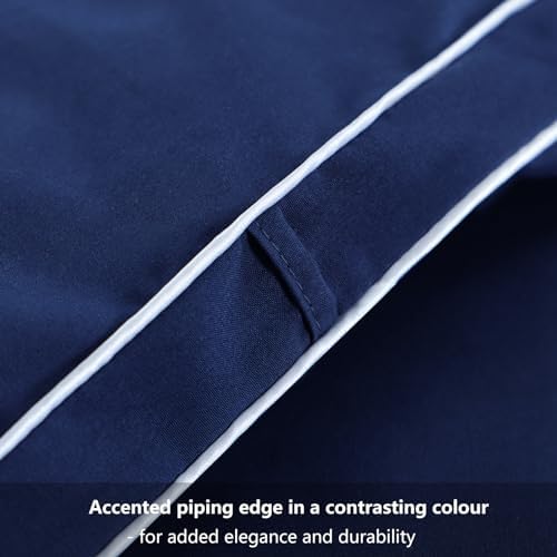 RUIKASI Navy Blue All-Season Comforter - Machine Washable Lightweight Fluffy