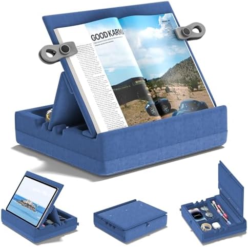 Multi-functional Book Stand with Storage for Ipad and Tablets