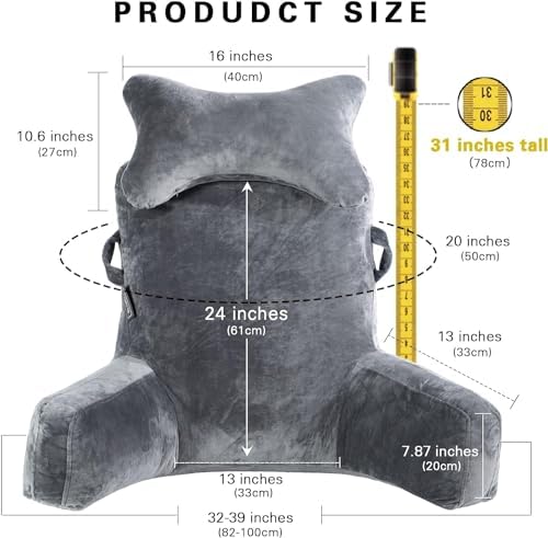 31 Extra Large Bed Rest Pillow