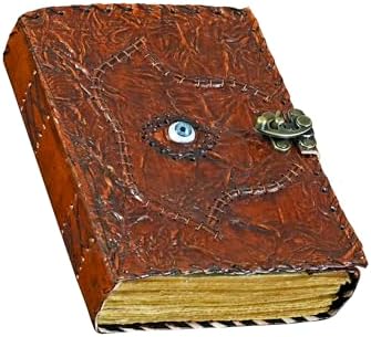 SH SHIFAA HOCUS POCUS Magic Eye Leather Journal for Witches Alternatives