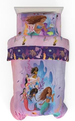Fractional Mermaid Ariel Comforter Set