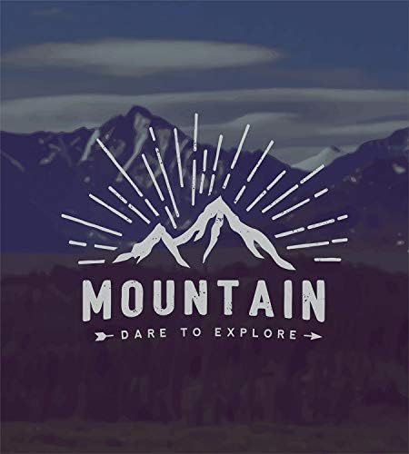 Ambesonne Adventure Duvet Cover Set - Explore the Mountain Journey