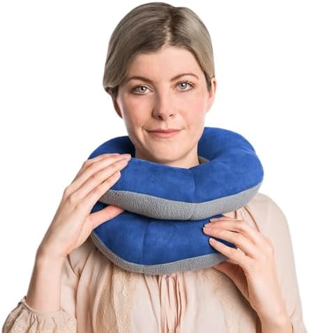 Travelon Deluxe Wrap-n-Rest Pillow CobaltGray - Neck Head Comfort