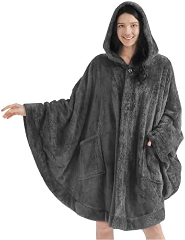 PAVILIA Angel Wrap Hooded Blanket Poncho