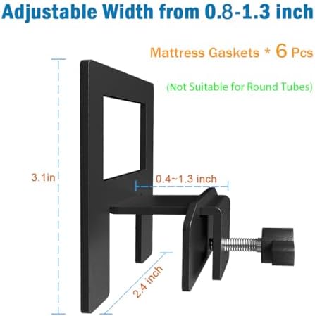 Non-Slip Mattress Gaskets for Metal Bed Frame