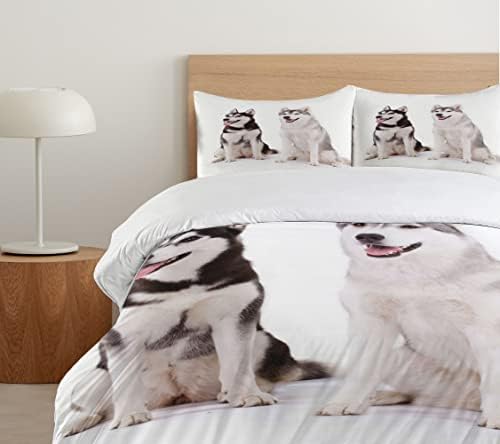 Durable Duvet Cover Set for Alaskan Malamutes