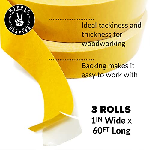 HIPPIE CRAFTER 3-Pack Double Sided Sticky Tape