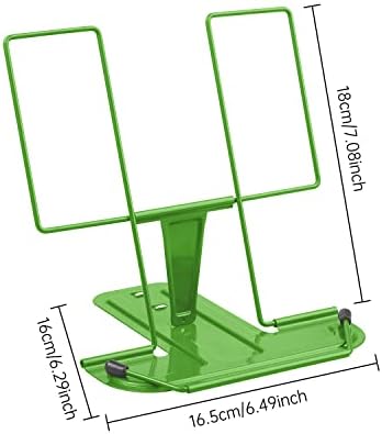 Adjustable Metal Book Stand with 3 Angles for Desk