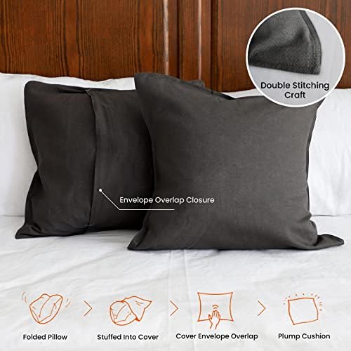 Flax-Cotton Linen Euro Shams