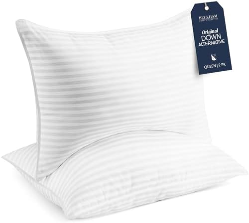 Beckham Hotel Collection Cooling Gel Memory Pillow Set - Queen Size