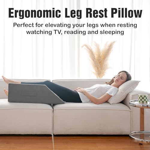 LightEase Memory Foam Leg Elevation Pillow