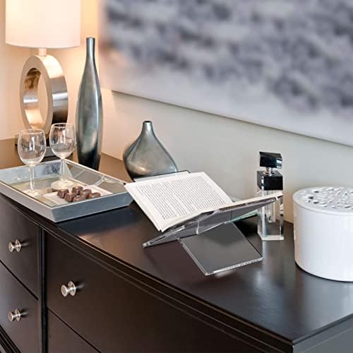 Devey Acrylic Book Holder 2-Piece Clear Set