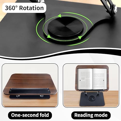 Universal 360 Swivel Book Stand for Reading Cooking or Home Use