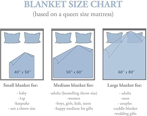 60x50 inch camping blanket