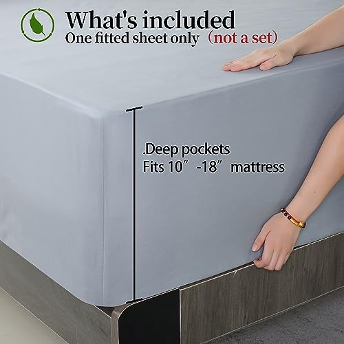 1000 Thread Count Egyptian Cotton Fitted Sheet