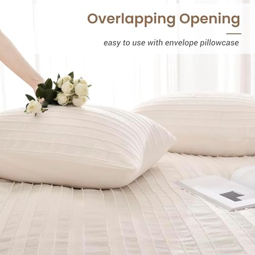 NexHome Pro Duvet Cover Set Boho Style Light Khaki