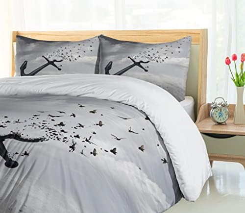 Ambesonne Birds Duvet Cover Set