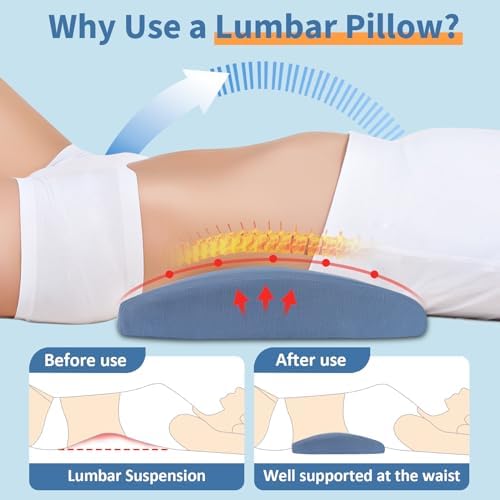 Lumbar Support Pillow for Back Pain Relief