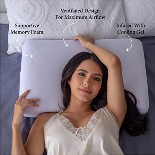 Cooling Memory Foam Bed Rest Pillow