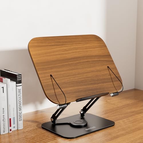 Aboutool Adjustable 360 Swivel Book Holder for Reading Music and Study