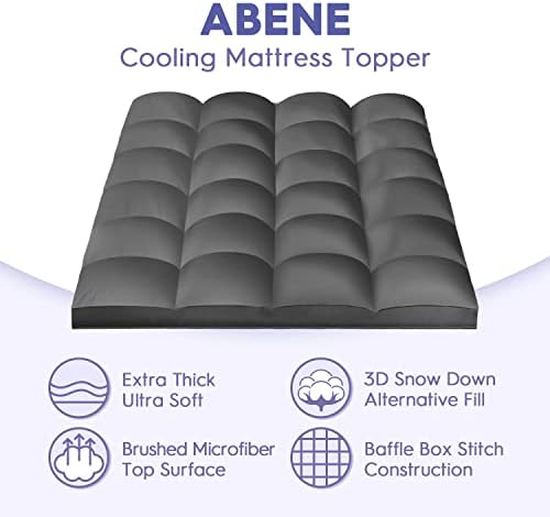 ABENE - Queen mattress topper - Back pain relief extra soft