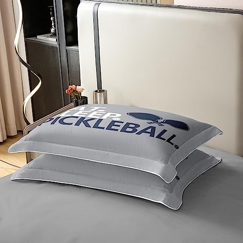 Comfortable King-Duvet Cover 100 Cotton for Pickleball Bedding Set