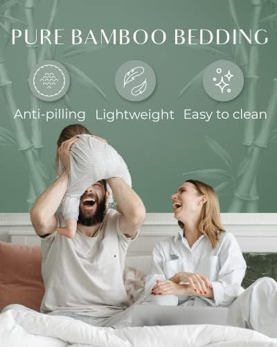 Cooling Bamboo Silk Pillowcases Set of 2
