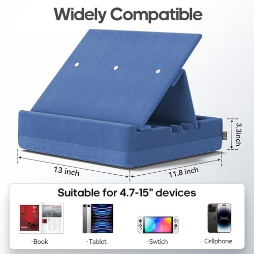 Multi-functional Book Stand with Storage for Ipad and Tablets